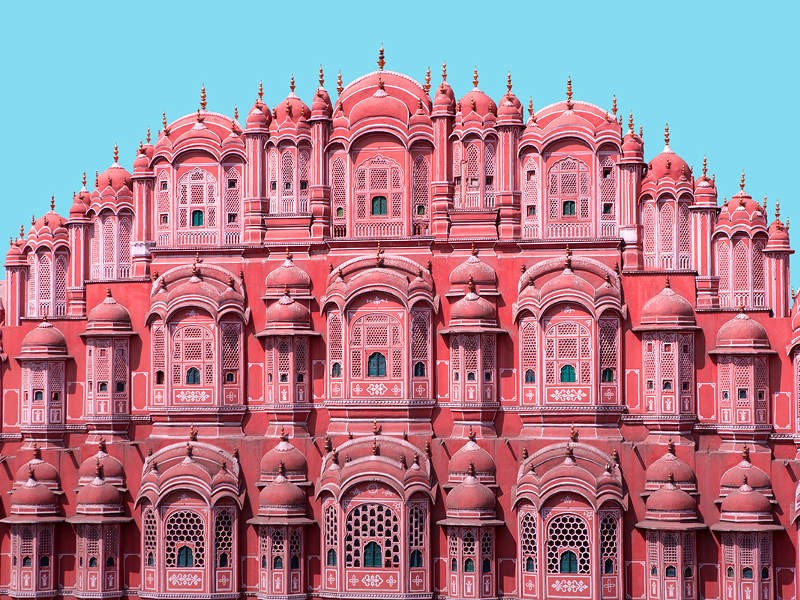The Pink City, India